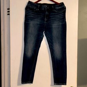 Buckle Black ankle skinny jeans